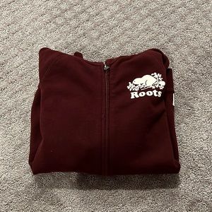 youth roots zip up hoodie